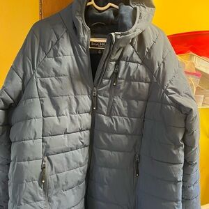 Big Chill Men's Gray Puffer Jacket 3X